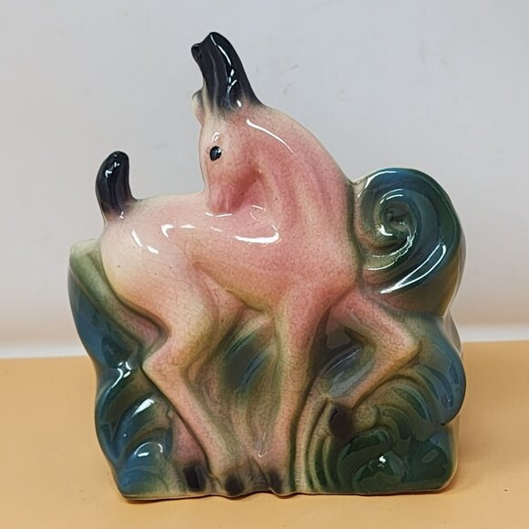 Vintage 1955 Donelson Pottery Horse Planter - Picture 1 of 12